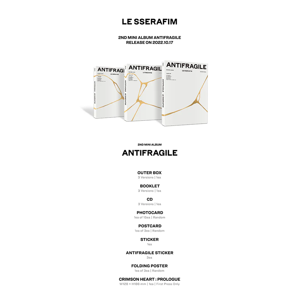 2nd Mini Album 'ANTIFRAGILE' MIDNIGHT ONYX - Image 3